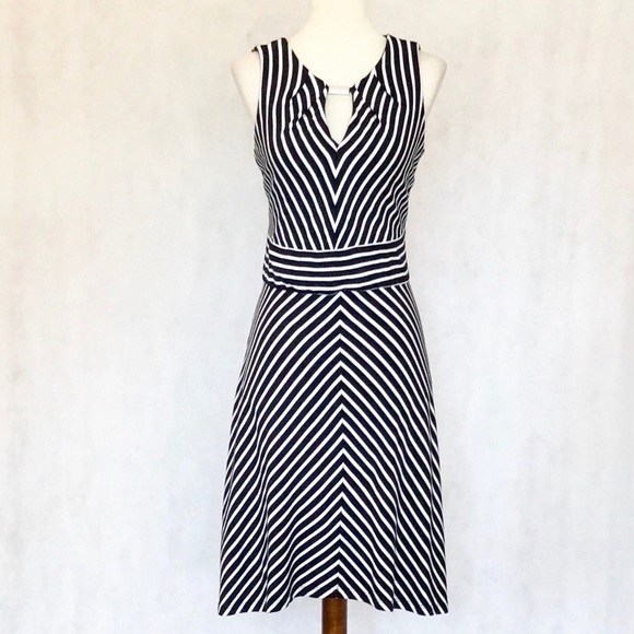 White House Black Market Dresses & Skirts - White House Black Market Sleeveless Striped Dress